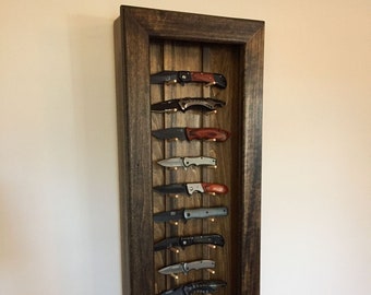Rustic Knife Display Case