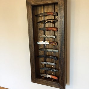 Rustic Knife Display Case - Etsy