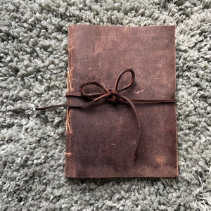 Unique Hand Stitched Leather Journal