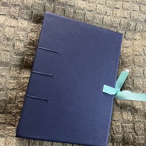 Handmade Hardback Plain Notebook A6