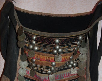 Vintage Purse : Large Vintage Akha Purse from Northern Thailand ca 1950’s-60’s #417