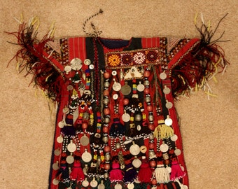 Nomadic Turkmen Children's Ceremonial Garment For Special Occasions , #885