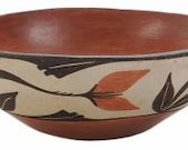 Native American Vintage Santo Domingo Pueblo Pottery Bowl Ca 1960 39 s, 1067