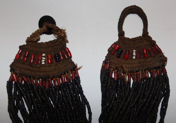 Bead Necklace : Traditional Vintage Naga Multistr… - image 3