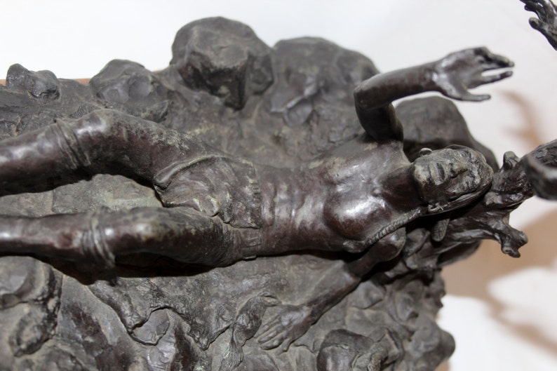 Lincoln Fox Bronze Sculpture Passing of a Medicine Etsy