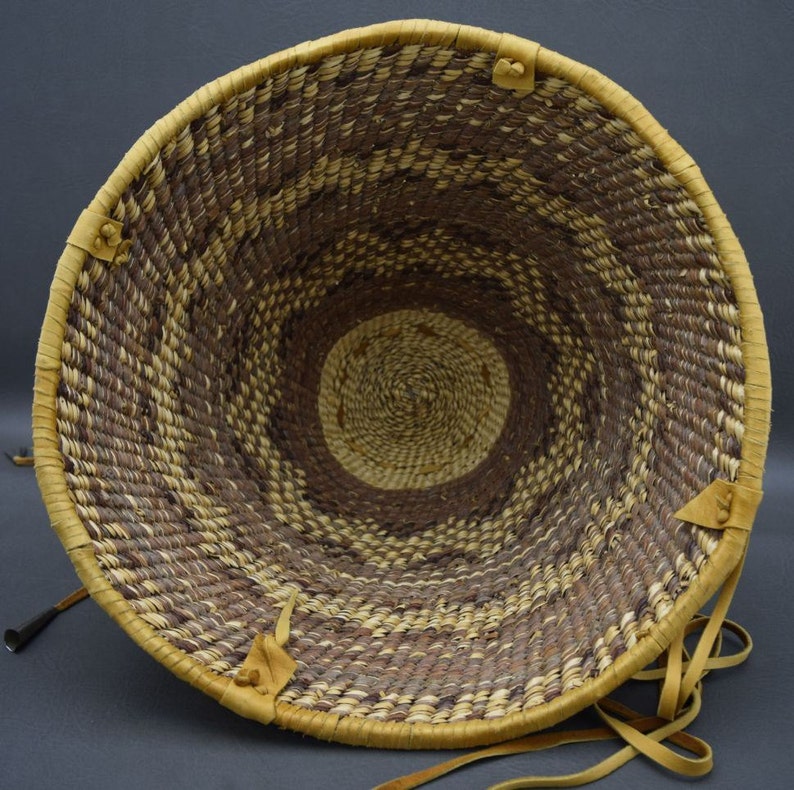 Native American Basket, Apache Burden Basket, Ca 1970's, 907 Etsy
