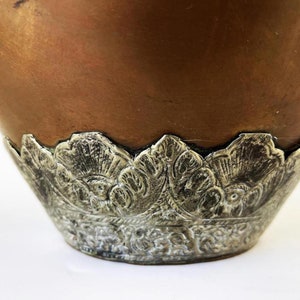 Very Large Vintage Copper/Brass Tibetan Tea Pot, Ca 1960's, 1745. imagen 6