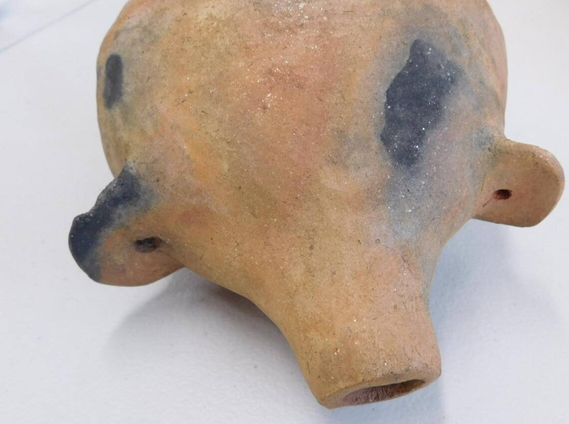 Native American Deguieno kumeyaay Pottery Canteen, Ca 1940's, 1199 Etsy