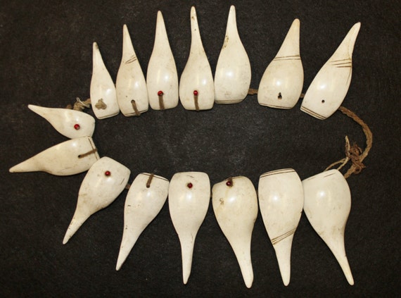 Shell Necklace : Authentic Konyak Tribe Woman's La