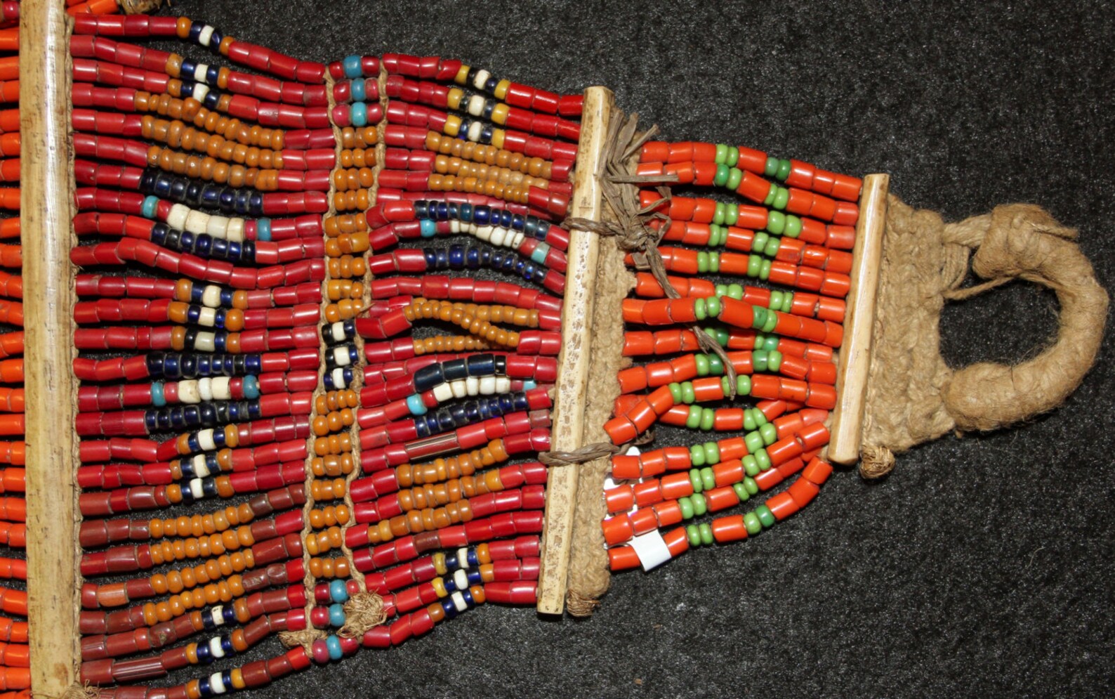 Bead Belt Authenic Naga Konyak Womans Orange Bead Belt 611 Etsy