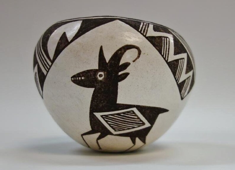 Lucy M. Lewis 1898-1992 Acoma Pottery Vessel Native | Etsy