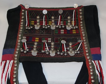 Vintage Purse : Large Vintage Akha Purse from Northern Thailand, ca 1960 #415