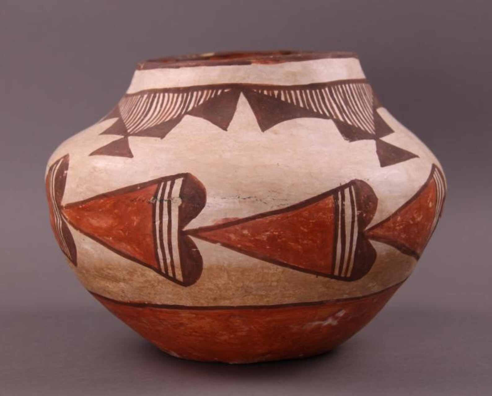Pottery Early Native American Pottery Olla 246 Etsy