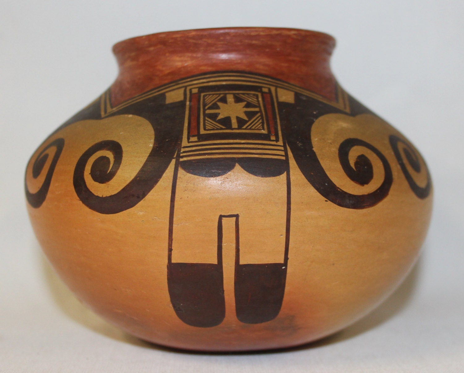 Hopi Pottery Native American Hopi Polychrome Jar by Fannie Polacca Nampeyo 388 B. Etsy