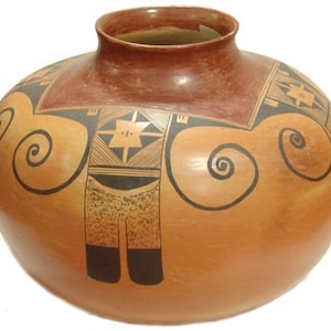 Large Hopi Pottery : Exceptional Very Large Vintage Hopi Pottery Olla by Priscilla Namingha Nampayo #298