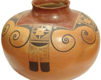 Large Hopi Pottery : Exceptional Very Large Vintage Hopi Pottery Olla by Priscilla Namingha Nampayo #298