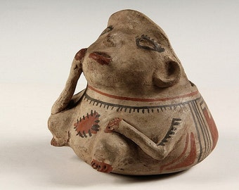 Mexican Pottery :Reproduction Casas Grande Pottery, Casas Grande Pottery Effigy, #714