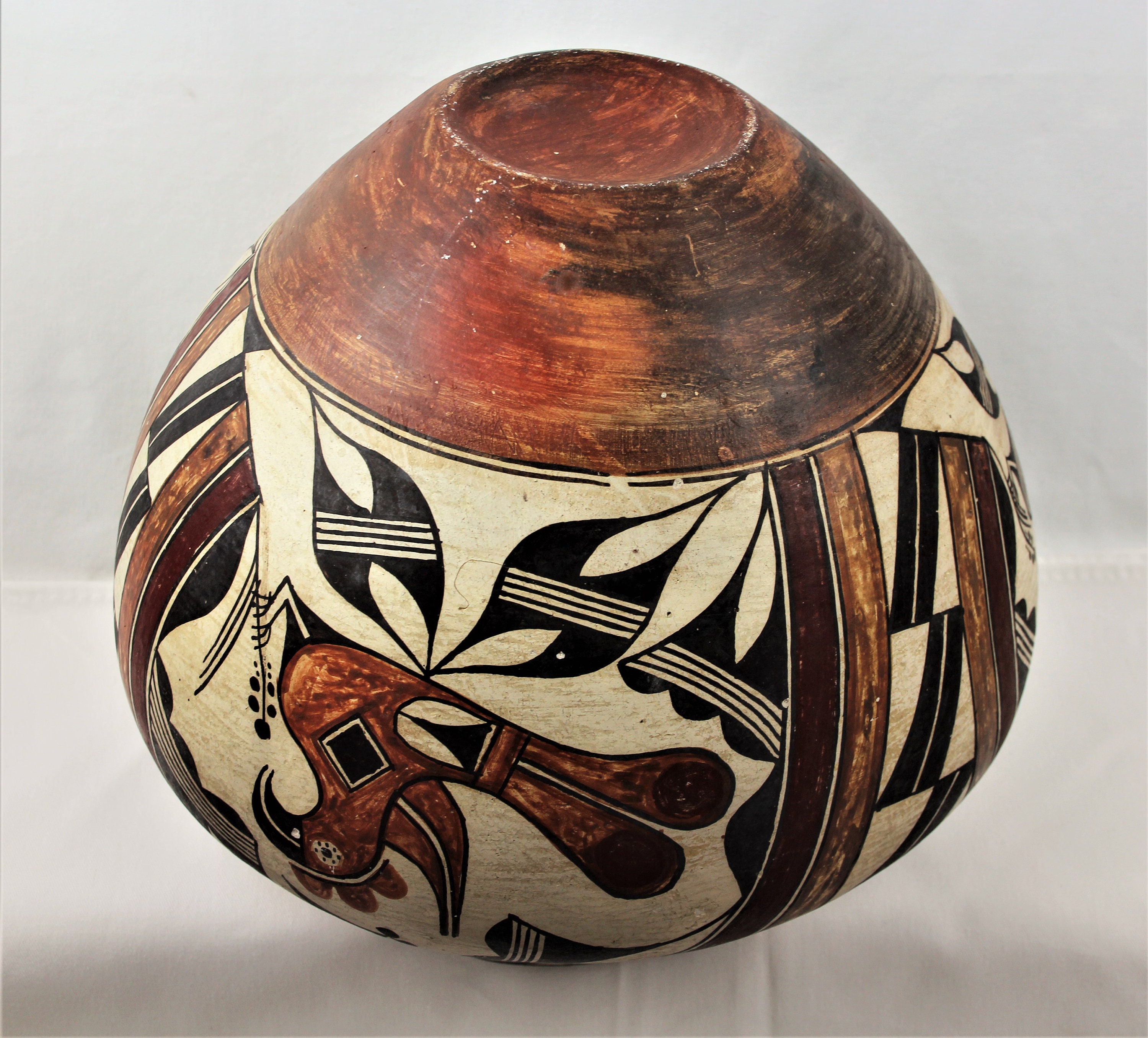 新品 インディアンジュエリー アコマ　Acoma ポッテリー　陶器　acoma Acoma Pottery : Fantastic Historic Acoma Polychrome Olla