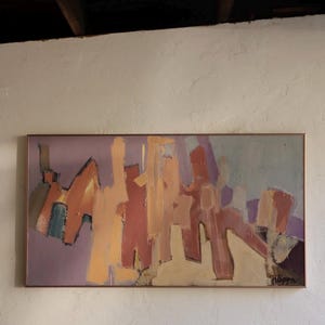 Original Vintage Abstract Painting