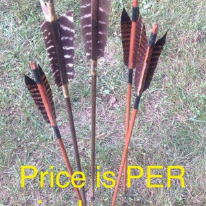 Flechas de madera personalizadas (hechas a pedido)