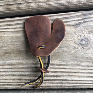 Brown Archery Finger Tab