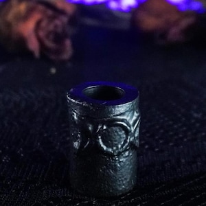 鋳鉄製キャンドルホルダー、魔術呪文チャイムキャンドル用、ギフト、儀式、呪文、魔女、異教徒、家の装飾