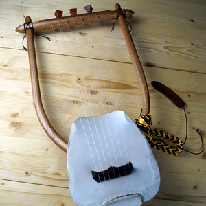 The Lyre of Hermes Ancient Greek Lyre Chelys Top Quality HandCrafted Musical Instrument image 3
