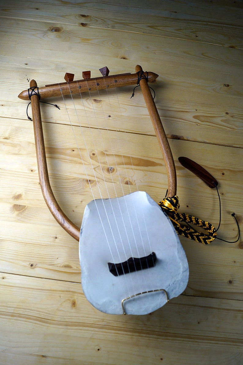 The Lyre of Hermes Ancient Greek Lyre Chelys Top Quality HandCrafted Musical Instrument image 3