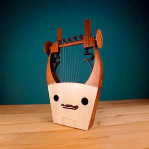 Cithara of the Golden Age - Ancient Greek Cithara (7 or 9 strings) - Top Quality HandCrafted Musical Instrument