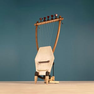 The Lyre of Orpheus - Ancient Greek Lyre (Chelys 9 strings) - Top Quality HandCrafted Musical Instrument