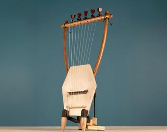 The Lyre of Orpheus - Ancient Greek Lyre (Chelys 9 strings) - Top Quality HandCrafted Musical Instrument