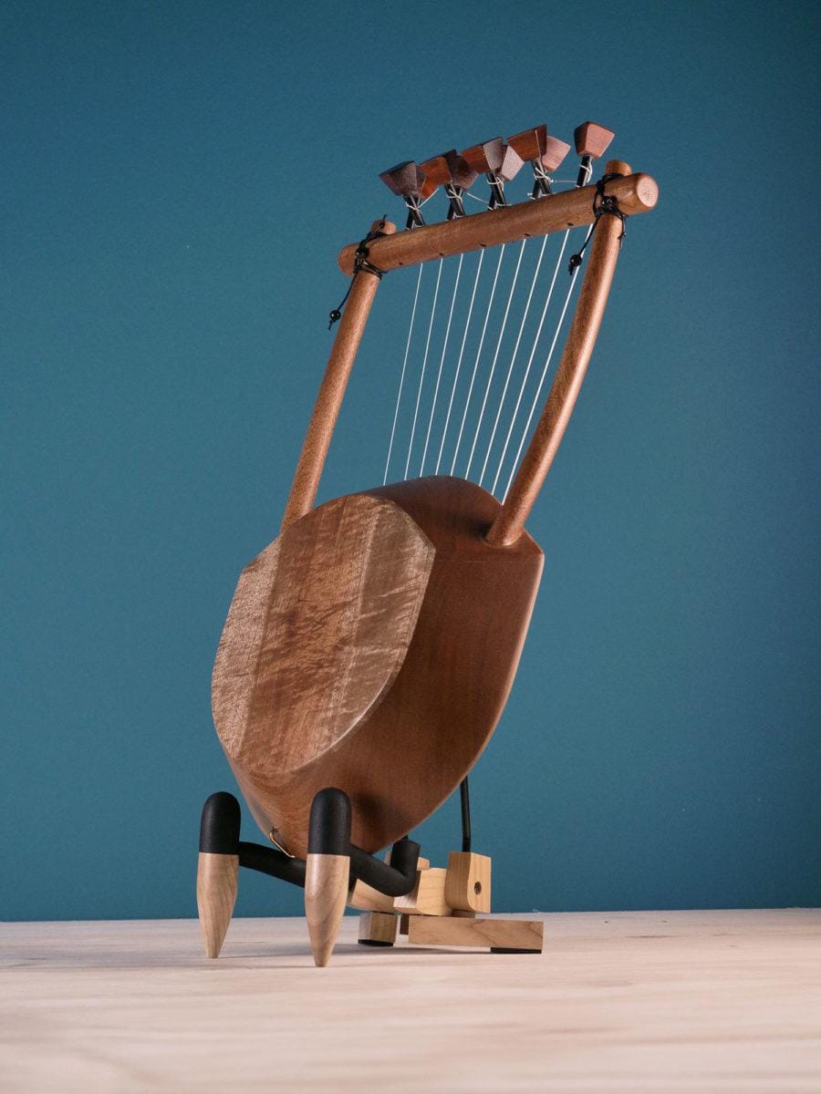 オデュッセイアの竪琴 - 9弦旅人の竪琴：古代ギリシャの楽器 - Etsy 日本