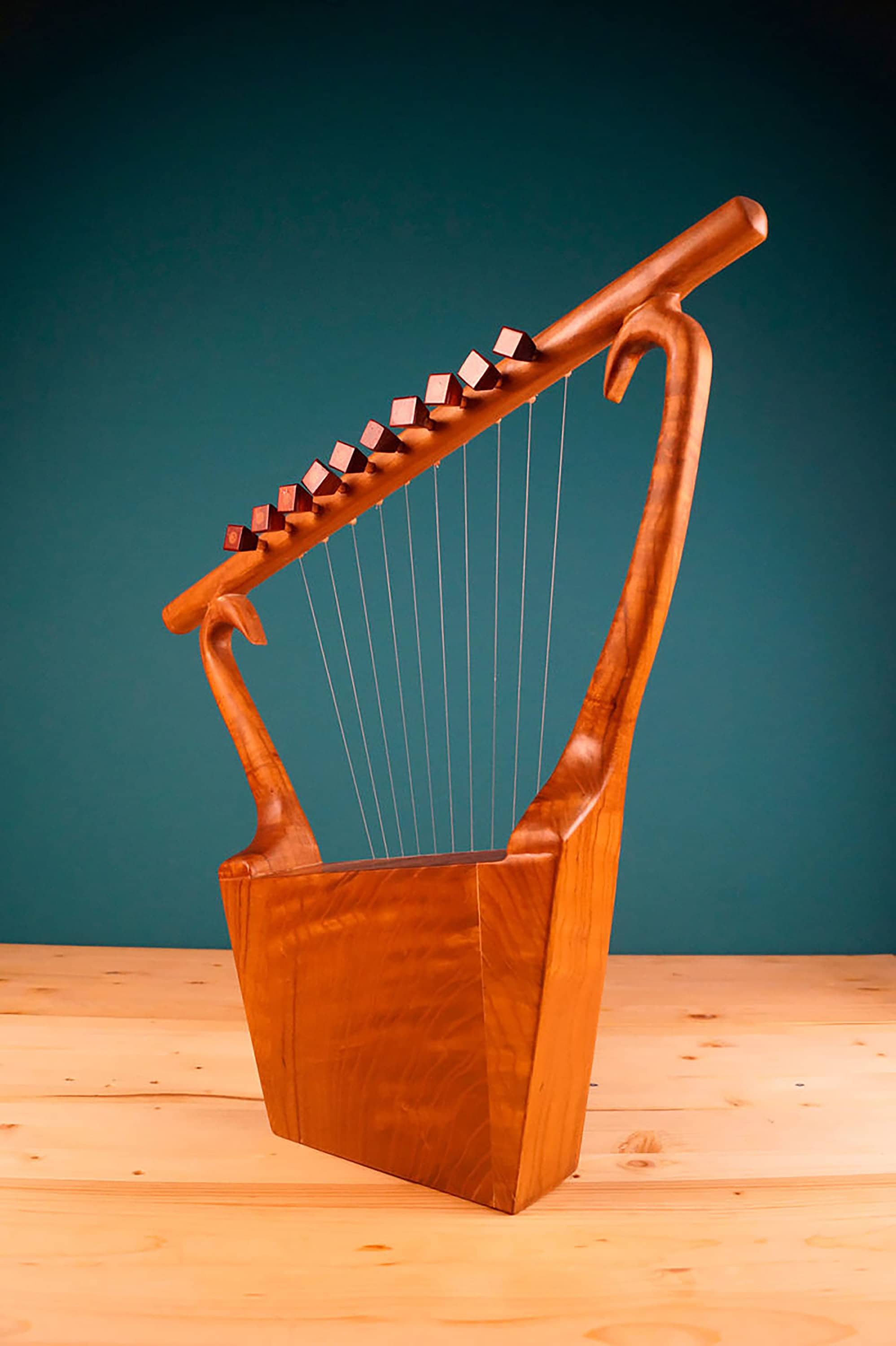 The Lyre of King David Har Meggido Top Quality Handcrafted Etsy UK