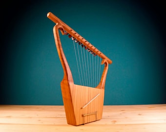 Handcrafted Lyre of King David: Har Megiddo Replica
