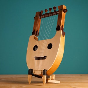 Phorminx – Advanced Lyre – Like (7 or 9 strings) – Top Quality HandCrafted Musical Instrument