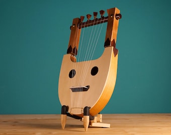 Phorminx – Advanced Lyre – Like (7 or 9 strings) – Top Quality HandCrafted Musical Instrument
