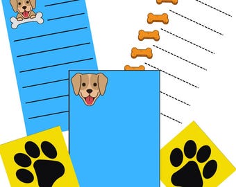 Dog Digital Sticker Collection: Planner & Journal Clip Art