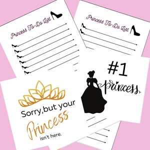 Princess Stickers, Clipart, Goodnotes, Digital planner, Journal