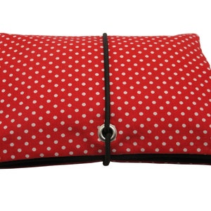 Tobacco bag/tobacco pouch/turner bag Minidots red image 2