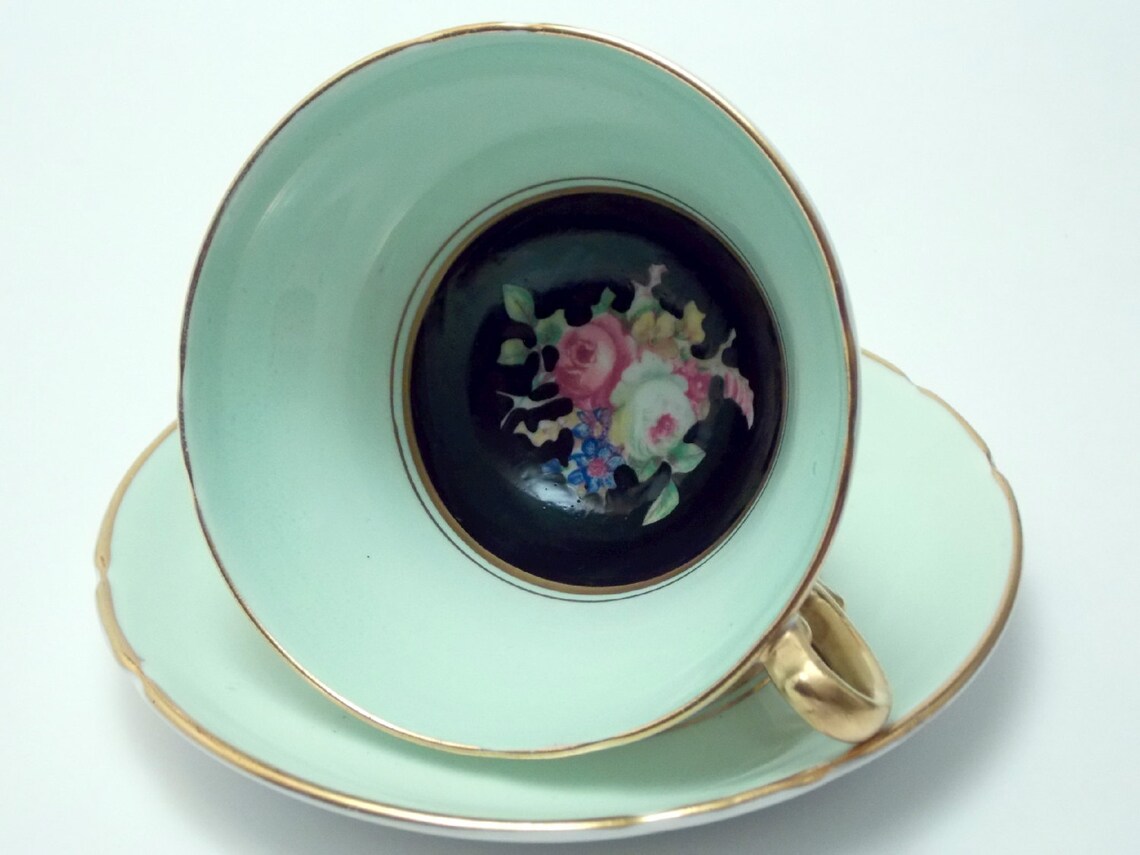 Stanley Vintage Fine Bone China Tea Cup and Saucer Made in Etsy