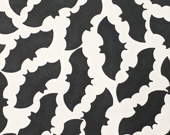 Bat confetti, black confetti, Halloween confetti, Halloween decorations, table scatter, Halloween embellishments, black bats, confetti