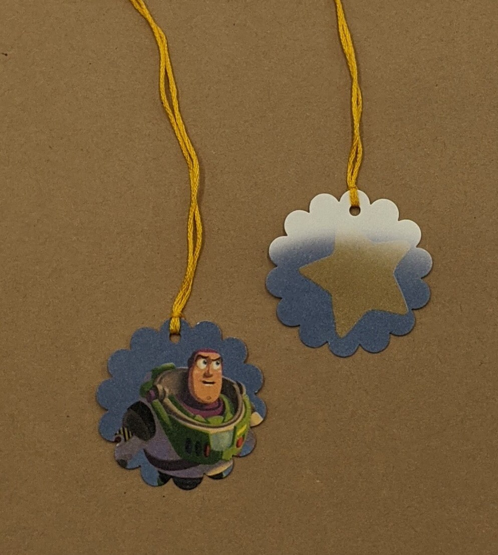 Set of 5 Toy Story Handmade Gift Tags Disney 5 Minute Etsy