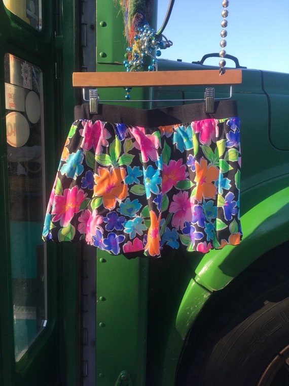 Vintage Swimsuit Skirt Bottom | Floral Skirt Bikin