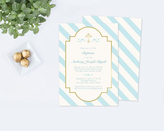 BAPTISM INVITATION BOY, Boy Baptism Invitation Template, Winter Baptism Invitations, Instant Download, Catholic First Communion Invitation Il_570xn