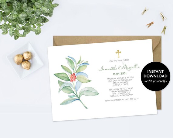 christmas baptism invitation invitation template christmas christmas brunch invitations