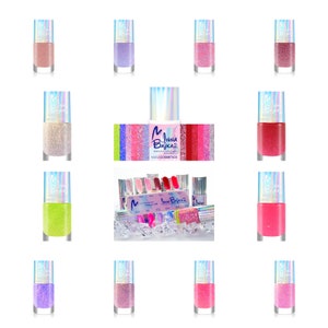 12pcs nail polish set Maga Inna Bajka 2 Collection glitter shimmer unicorn rainbow holographic indie shiny image 1