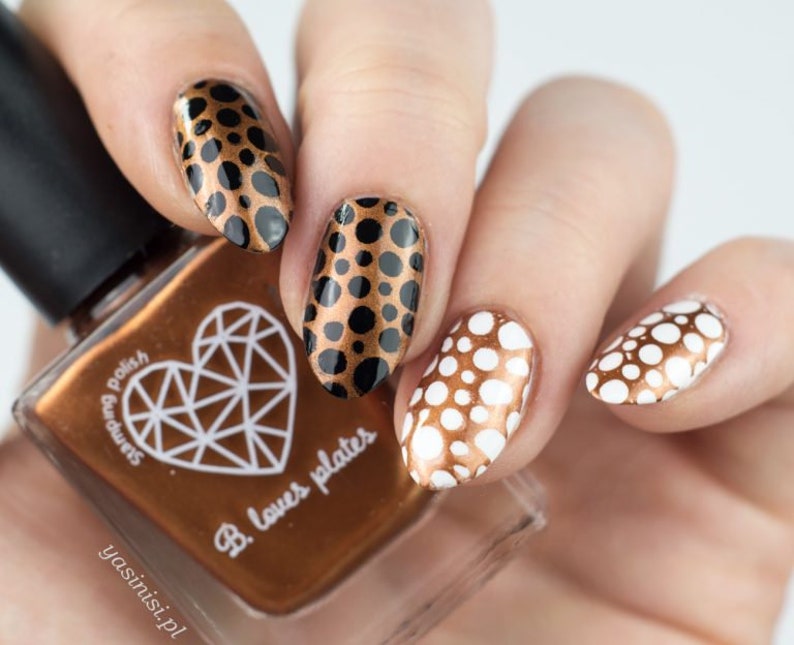 Blp08 Stamping Polish For Stamping Nail Art Stamping Plates Etsy