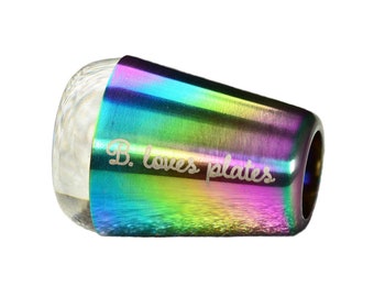 Nail stamper Rainbow Crystal Clear - the best stamper for nail art stamping plates multichrome clear jelly