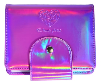 Purple Holo Organizer for XL BIG stamping plates nail art holographic case B. Loves Plates