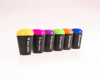 Nail stamper Jumbo - the best stamper for nail art stamping plates black matte metal colorful neon refill green pink nail tool
